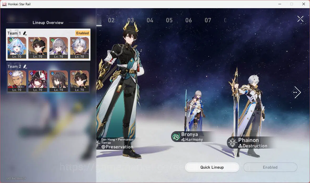 Honkai Star Rail Accounts Others ASIA|TL 60|7 Limit|Phainon+sign,Cerydra,Yao Guang,Sparkle,Dan Heng Pt,Ruan 4