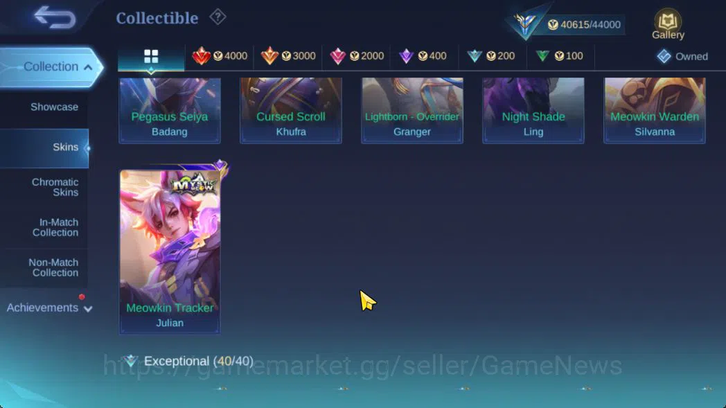 Mobile Legends: Bang Bang Accounts Hero 95|Skin 171|Natalia Collector,Claude M6,Julia image 14
