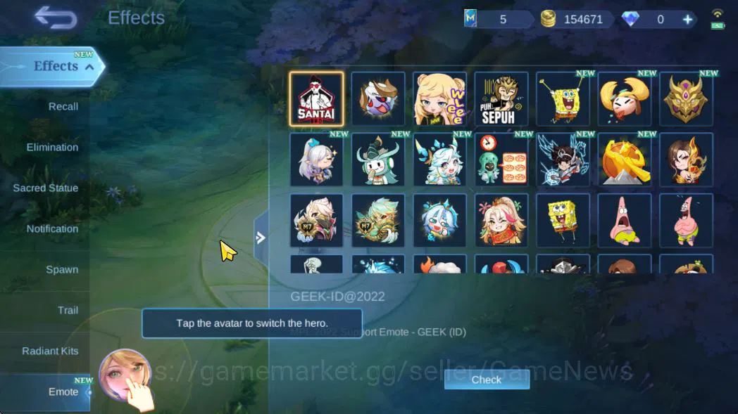 Mobile Legends: Bang Bang Accounts Hero 95|Skin 171|Natalia Collector,Claude M6,Julia image 4