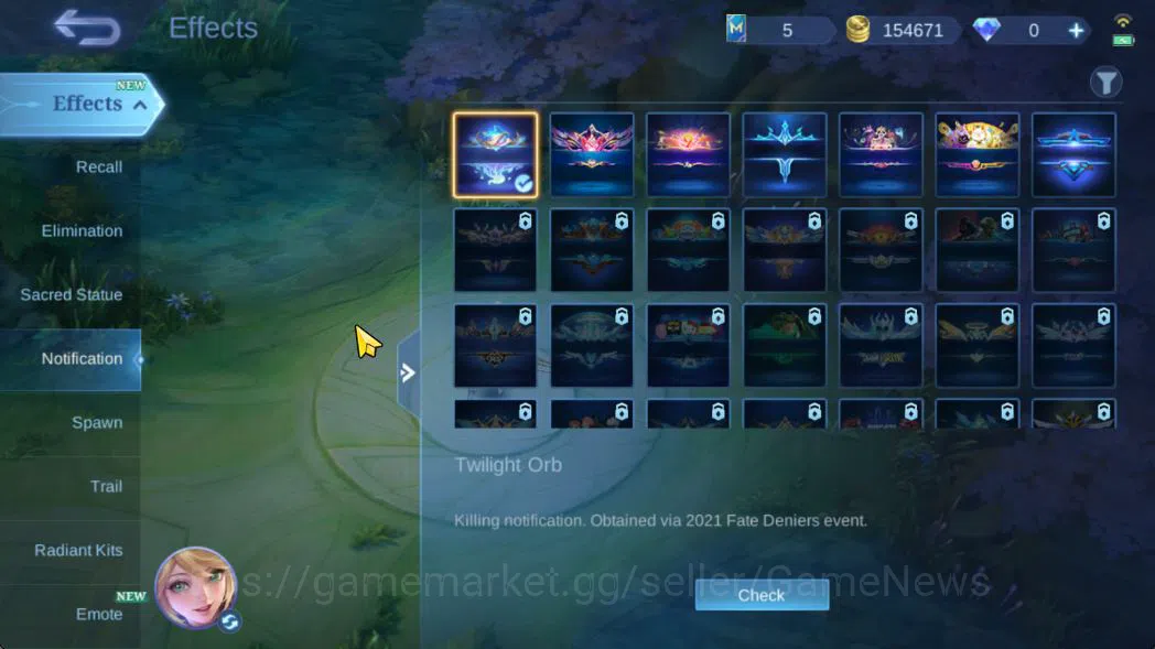 Mobile Legends: Bang Bang Accounts Hero 95|Skin 171|Natalia Collector,Claude M6,Julia image 6