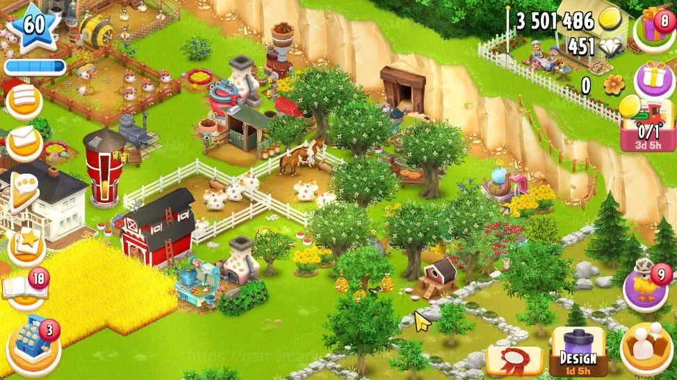 Hay Day Accounts Lvl 60 | Silo Storage 1050 + Barn Storage 4050 + 3 image 4