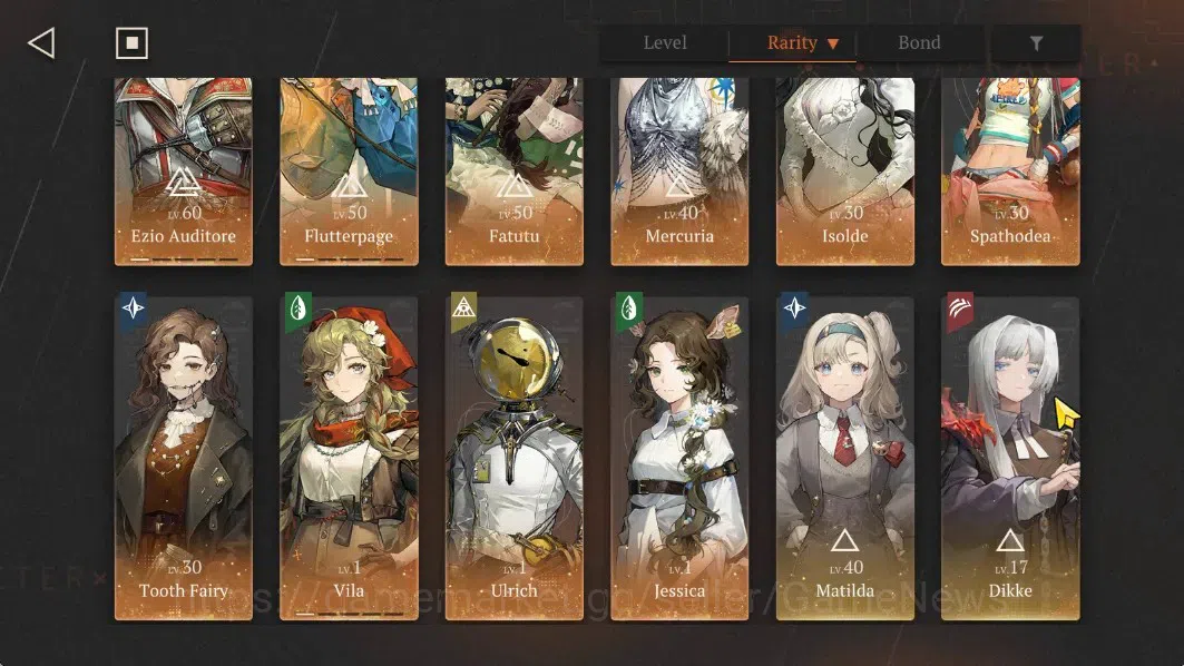Reverse: 1999 Accounts GLOBAL|Lv 36|10(*6Crew)(1Limit)|BurnTeam[Spathodea image 3