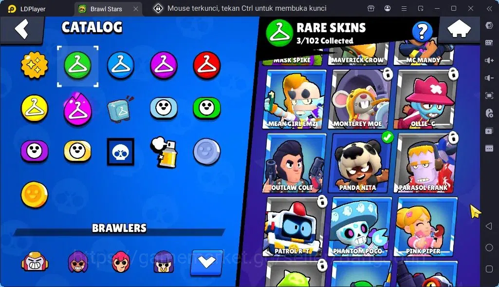 Brawl Stars Accounts Global |Trophy 2644 | Brawler 31, 2 Max 2Max with Supercharge | Skins 2 Mythic,5 Epic|Bling 5