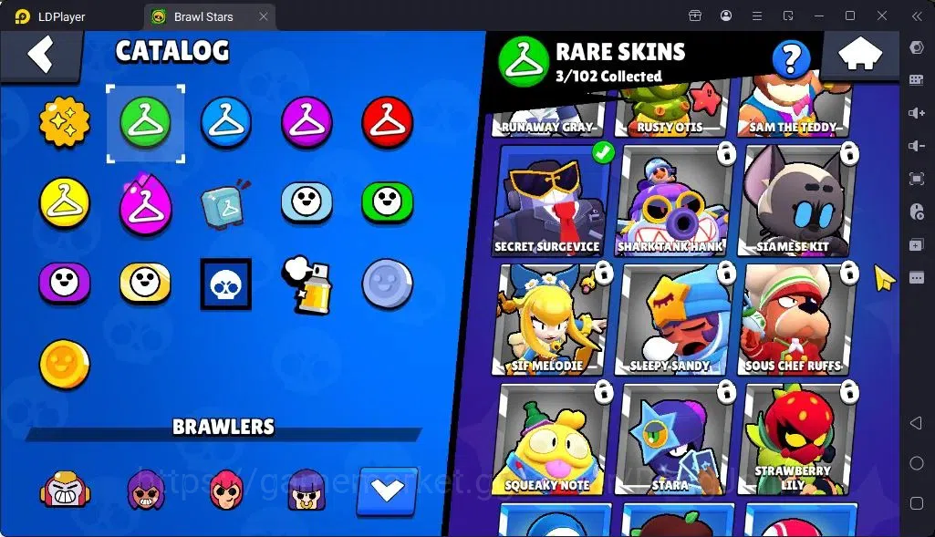 Brawl Stars Accounts Global |Trophy 2644 | Brawler 31, 2 Max 2Max with Supercharge | Skins 2 Mythic,5 Epic|Bling 6