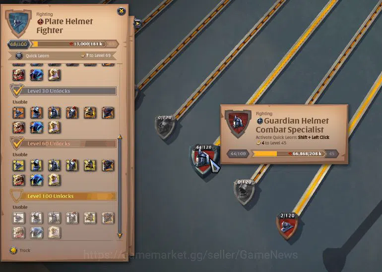 Albion Online Accounts ASIA | 3,77M Total Fame - 9,93M Silver|T8 Fiber Ha image 9