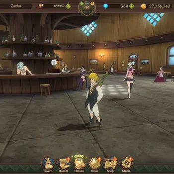 The Seven Deadly Sins: Grand Cross Whale ASIA|2.8M CC|DM 369|Full collab FF Shinra 2/6|5 UR image 1