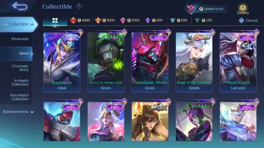 Mobile Legends: Bang Bang Accounts Global|Skin 454|Exalted|Legend Franco|K.O.F Karina image 12