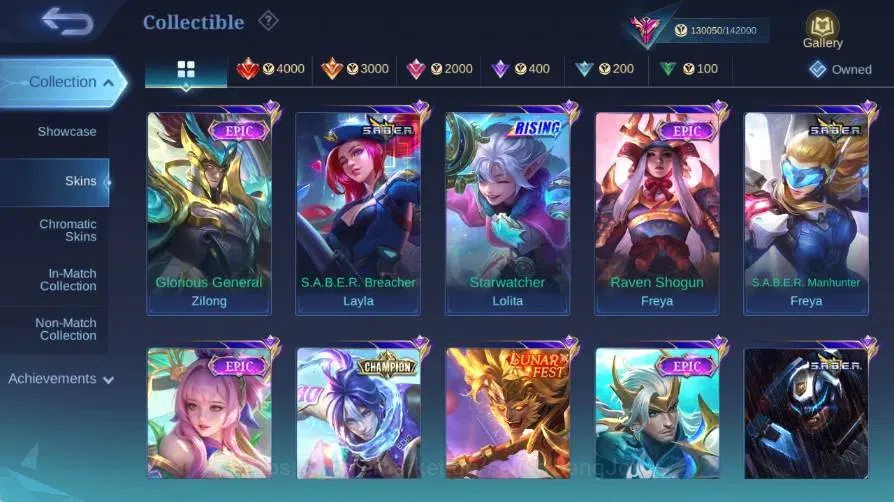 Mobile Legends: Bang Bang Accounts Global|Skin 454|Exalted|Legend Franco|K.O.F Karina image 16
