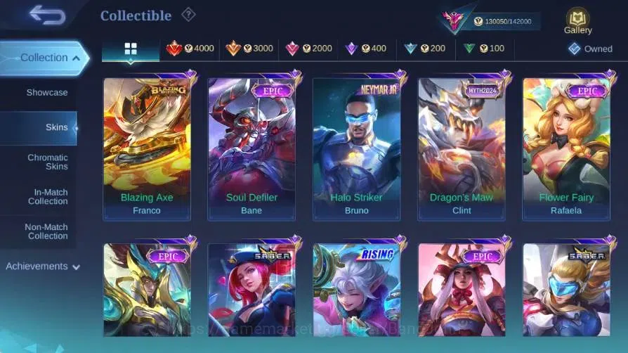 Mobile Legends: Bang Bang Accounts Global|Skin 454|Exalted|Legend Franco|K.O.F Karina image 17