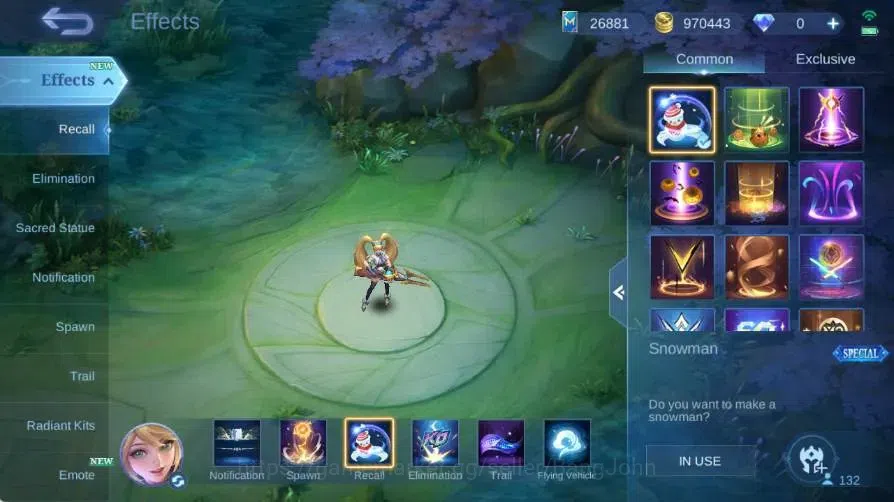 Mobile Legends: Bang Bang Accounts Global|Skin 454|Exalted|Legend Franco|K.O.F Karina image 3
