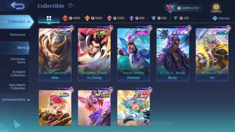Mobile Legends: Bang Bang Accounts Global|Skin 454|Exalted|Legend Franco|K.O.F Karina image 6