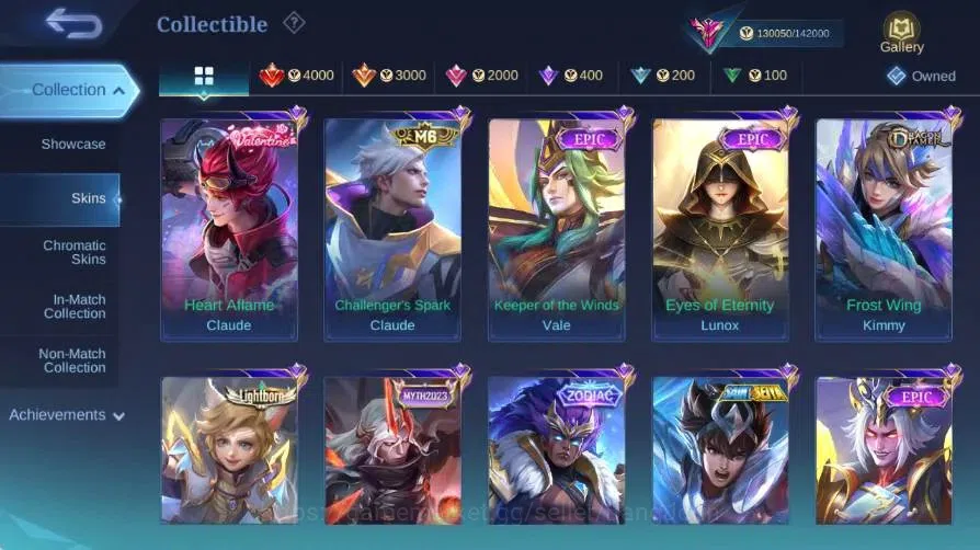Mobile Legends: Bang Bang Accounts Global|Skin 454|Exalted|Legend Franco|K.O.F Karina image 9
