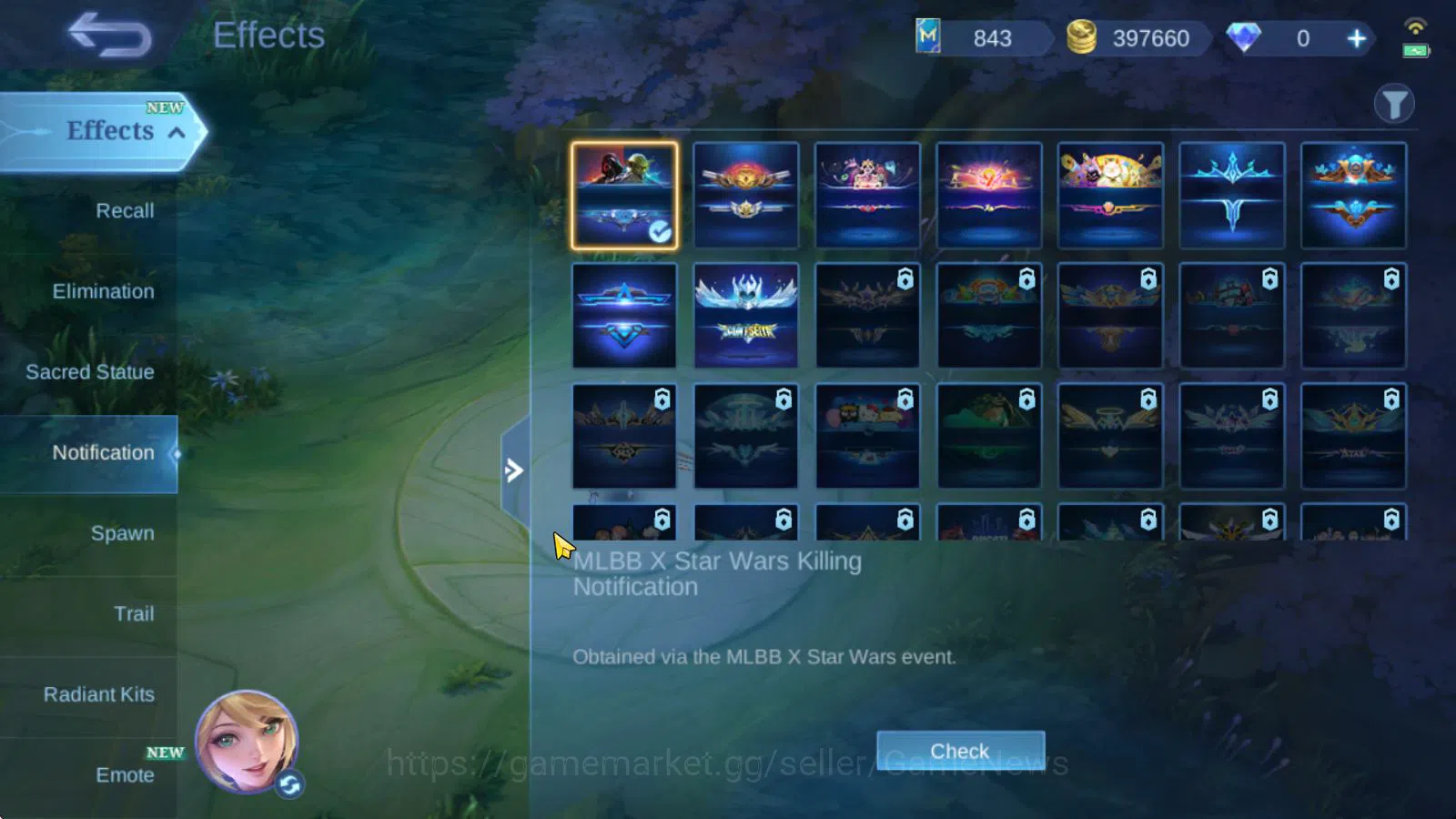 Mobile Legends: Bang Bang Accounts Hero 132|Skin 227|KOF Karina,CC Natalia,Gaara Vale image 7