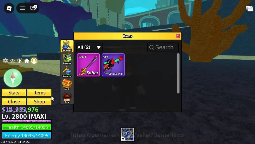 Roblox Accounts Blox Fruit |MAX Lv2800| God Human | 5M Beli 14k Fr image 2