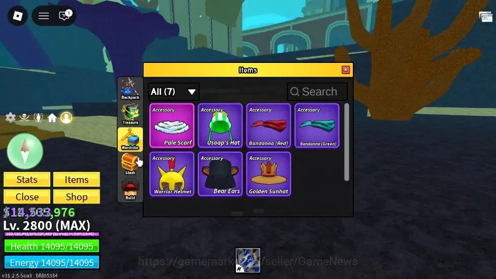 Roblox Accounts Blox Fruit |MAX Lv2800| God Human | 5M Beli 14k Fr image 4