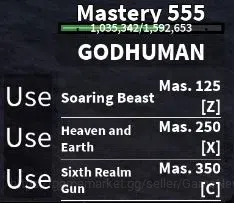 Roblox Accounts Blox Fruit |MAX Lv2800| God Human | 5M Beli 14k Fr image 7