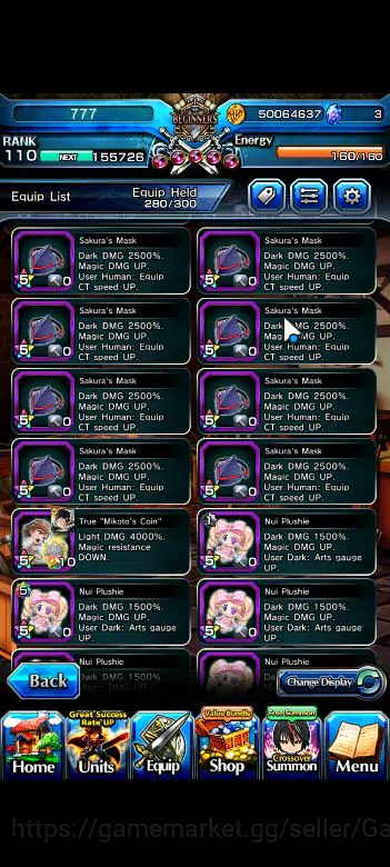 Grand Summoners Accounts Global|Rank 110|27 Ascend+5 TW|[Inumuta,Emiya,S Ch image 13
