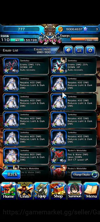 Grand Summoners Accounts Global|Rank 110|27 Ascend+5 TW|[Inumuta,Emiya,S Ch image 15