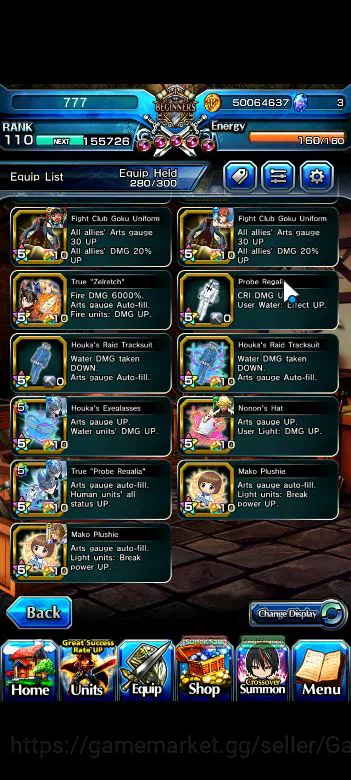 Grand Summoners Accounts Global|Rank 110|27 Ascend+5 TW|[Inumuta,Emiya,S Ch image 17