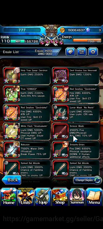 Grand Summoners Accounts Global|Rank 110|27 Ascend+5 TW|[Inumuta,Emiya,S Ch image 7