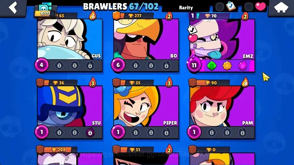 Brawl Stars Accounts 15K Trophy|9K Bling|88 Brawlers 16 Max Lv| 2 Hyper image 11