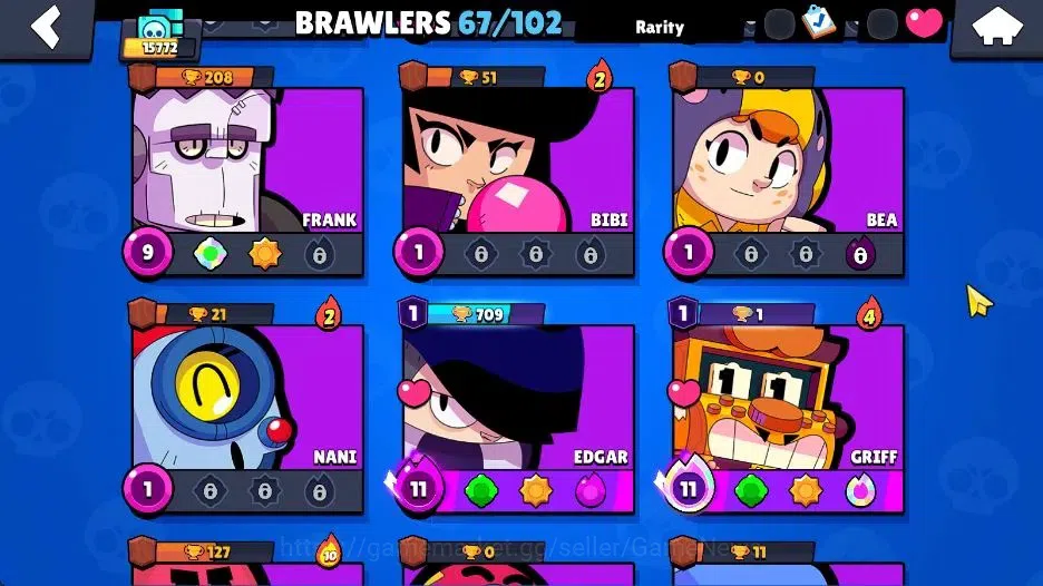 Brawl Stars Accounts 15K Trophy|9K Bling|88 Brawlers 16 Max Lv| 2 Hyper image 12