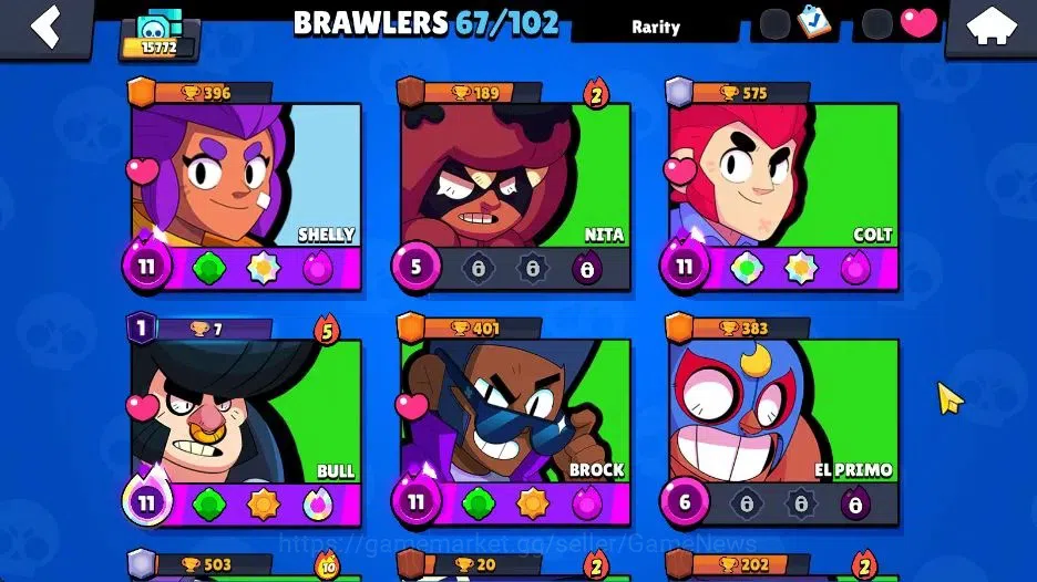 Brawl Stars Accounts 15K Trophy|9K Bling|88 Brawlers 16 Max Lv| 2 Hyper image 8
