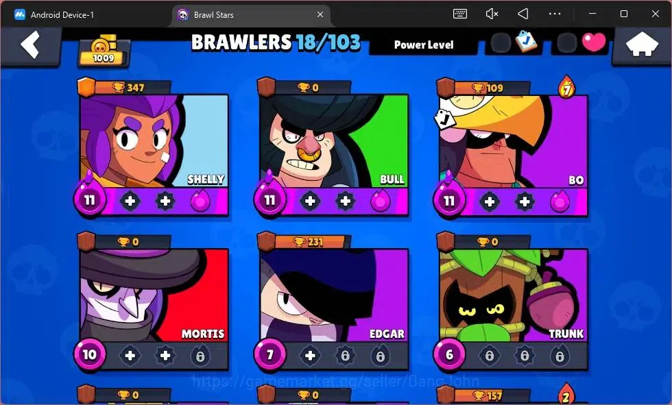 Brawl Stars Accounts Global | 1009 Thropy | 18 Brawler| 3 Max Lv Hyperc image 8
