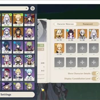 Genshin Impact Accounts Others ASIA|AR53|MC Male|3 Limit Xilonen,Columbina,Arlecchino|248 Achievements|Abyss F8C3|Detail