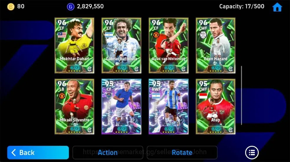 eFootball Accounts Android|PW 3166|Dlmltar Berbatov Epic,Ronaldinho E image 2