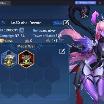Mobile Legends: Adventure Accounts Global | LV 50 | 1,3M Power | Camp 37-34 | VIP 6 | Hero 125 | 1 UR | 7 Epic | 103,863