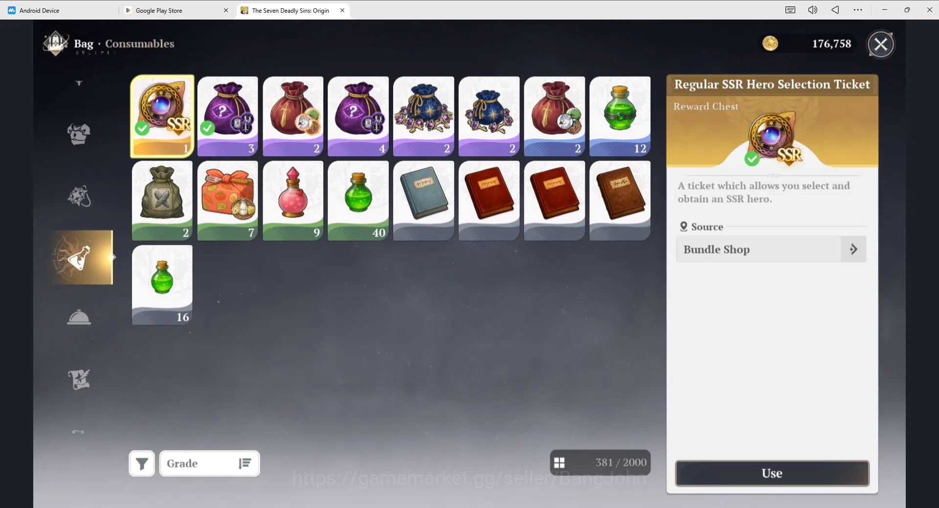 The Seven Deadly Sins: Origin Accounts SEA | Lv30 MidGame | 4 SSR Meliodas P1, King P1, Guila P2, Drake + SSR Selector 3
