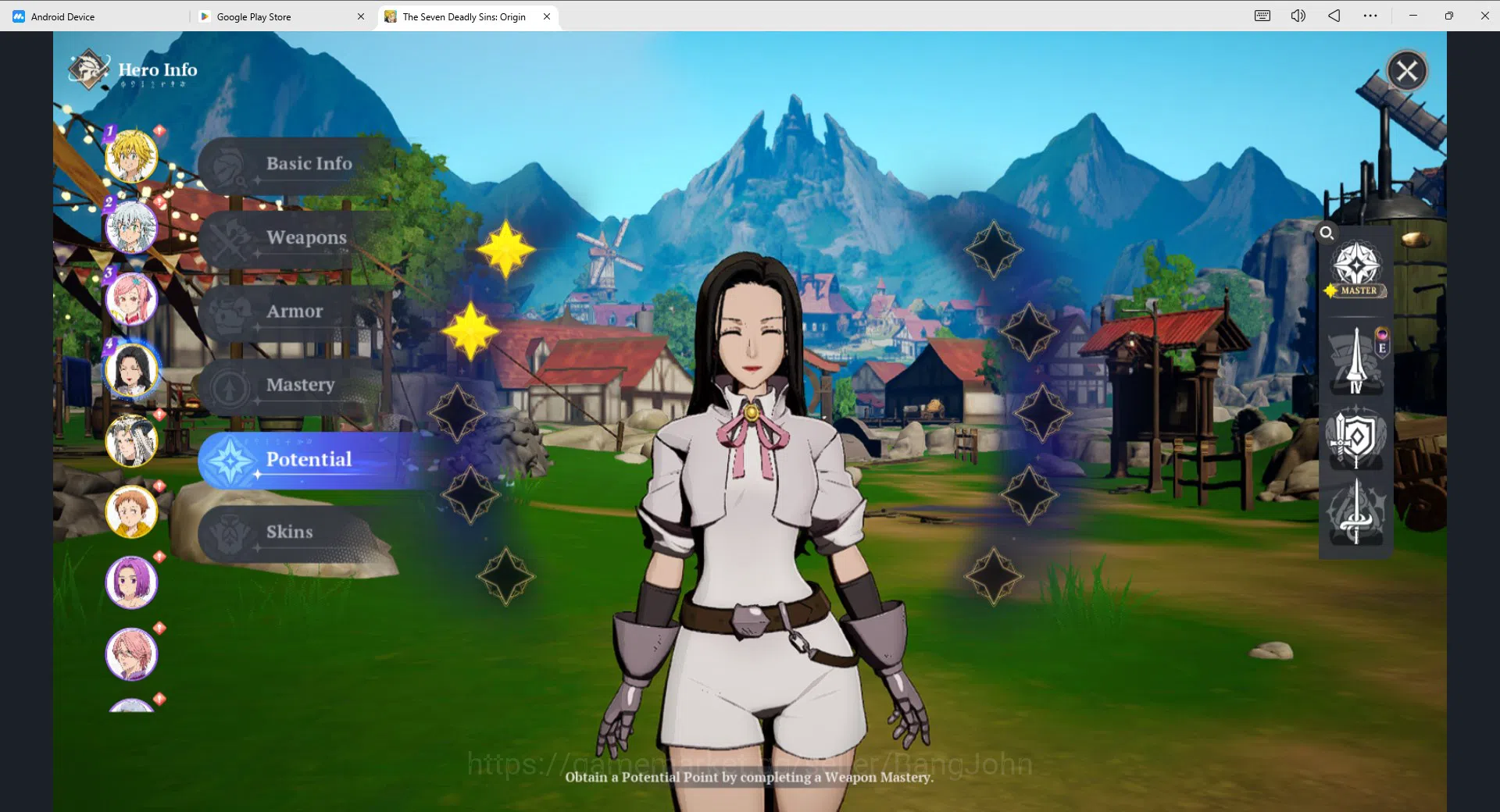 The Seven Deadly Sins: Origin Accounts SEA | Lv30 MidGame | 4 SSR Meliodas P1, King P1, Guila P2, Drake + SSR Selector 9