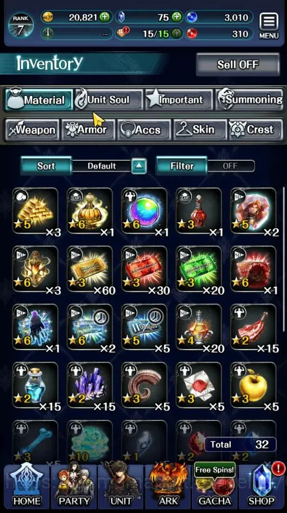 Last Cloudia Accounts Endgame GLOBAL|Rank 7|Collab Brave Frontier (Goddess Tilith,Fire God Vargas) Top Tier Unit (Goddess 7