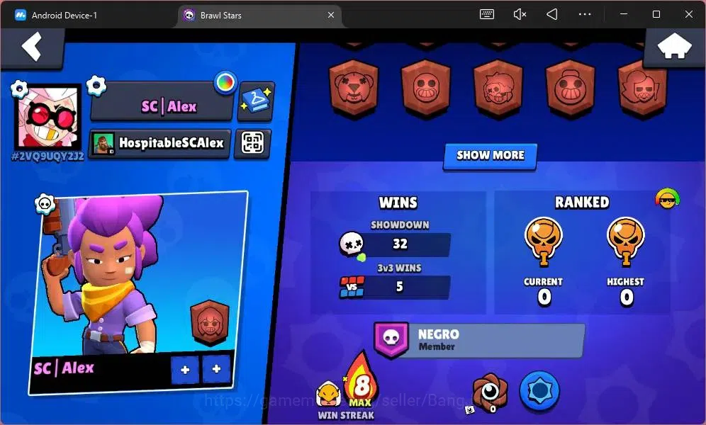Brawl Stars Accounts Global | 566 Thropy | 14 Brawler | 2 Max Hypercha image 3
