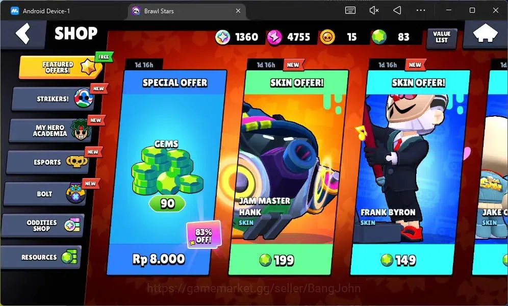 Brawl Stars Accounts Global | 566 Thropy | 14 Brawler | 2 Max Hypercha image 4