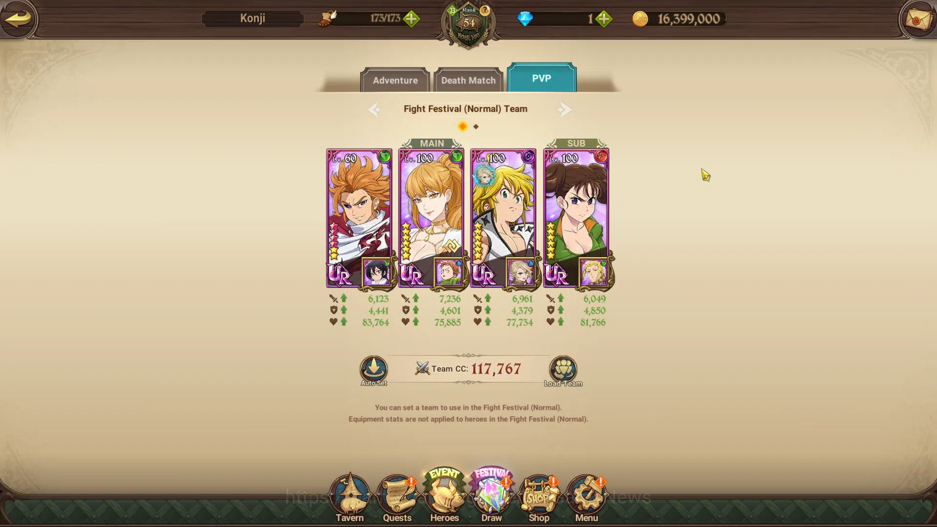 The Seven Deadly Sins: Grand Cross Accounts Midgame Global | 1M CC | Starter Ch4 | 5 UR | Opressor Demon King, Arthur, Thor 7