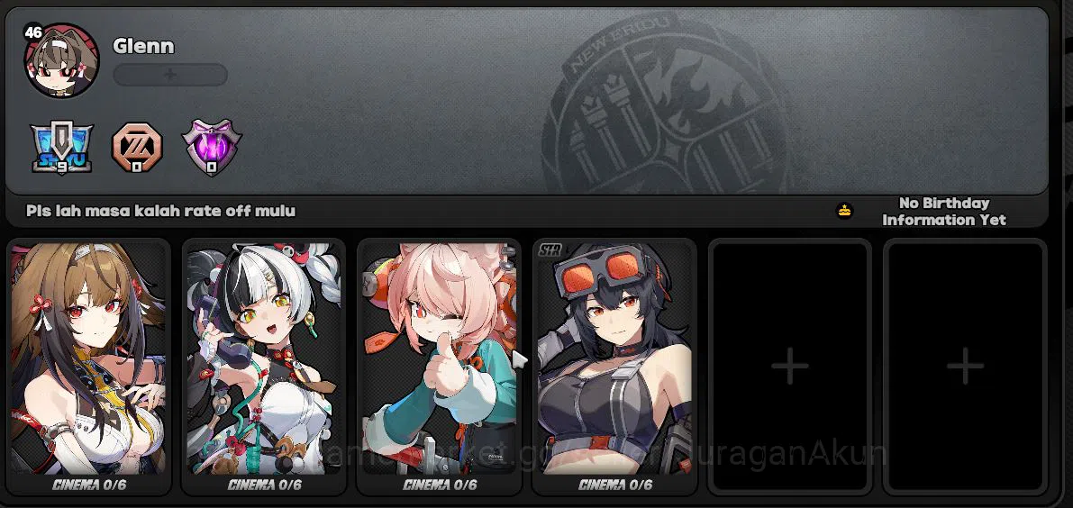 Zenless Zone Zero Accounts ASIA IK 46|YSG Team|3 Limited (Ye Shunguang+Sign,D image 1