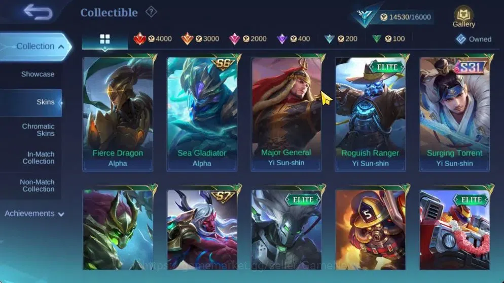 Mobile Legends: Bang Bang Accounts Hero 63|Skin 87|Pace Fanny,Epic[Roger,Valir],Golde image 10