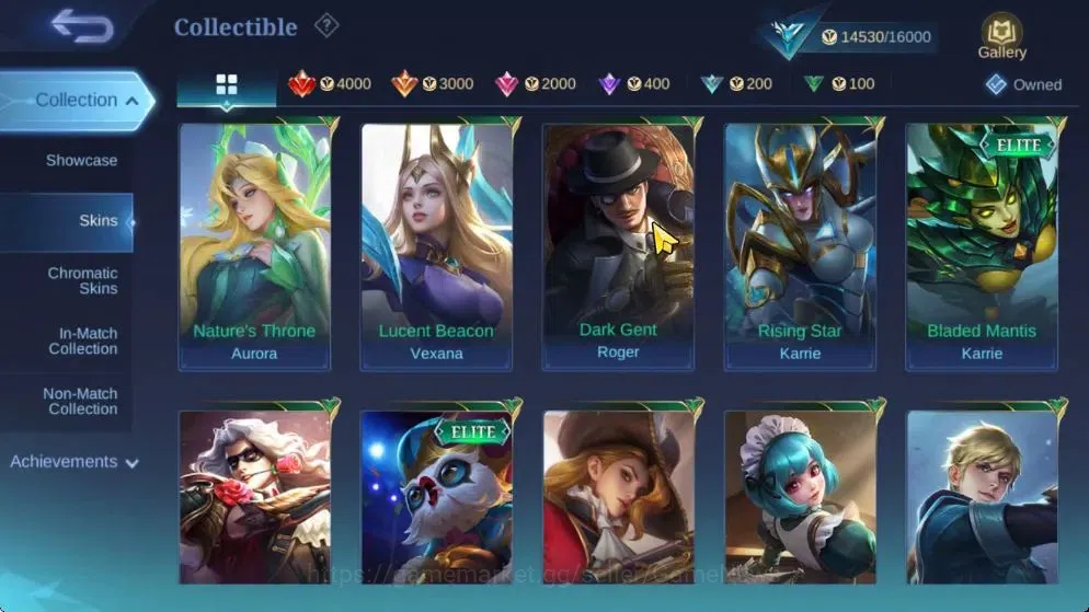 Mobile Legends: Bang Bang Accounts Hero 63|Skin 87|Pace Fanny,Epic[Roger,Valir],Golde image 11