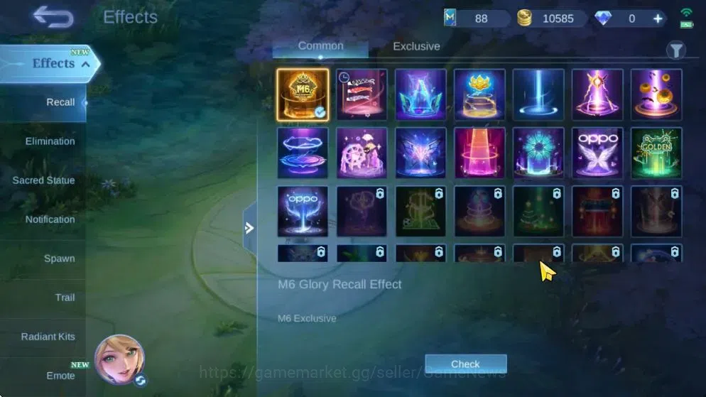 Mobile Legends: Bang Bang Accounts Hero 63|Skin 87|Pace Fanny,Epic[Roger,Valir],Golde image 13