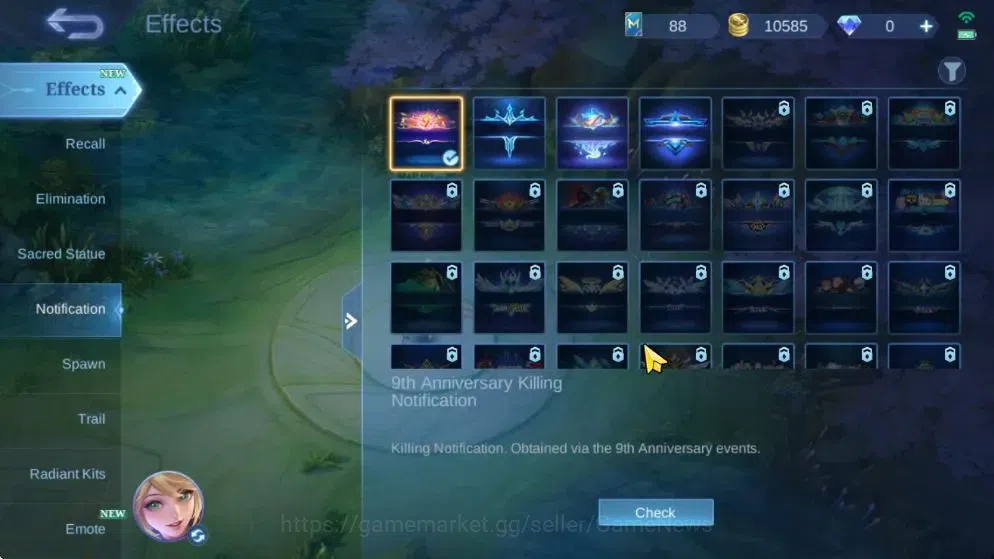 Mobile Legends: Bang Bang Accounts Hero 63|Skin 87|Pace Fanny,Epic[Roger,Valir],Golde image 15