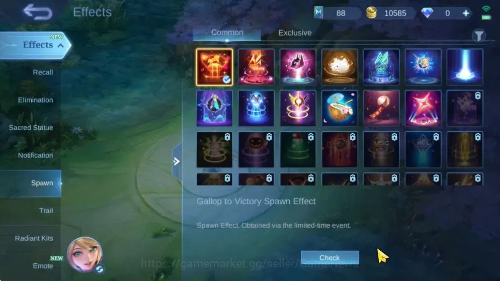 Mobile Legends: Bang Bang Accounts Hero 63|Skin 87|Pace Fanny,Epic[Roger,Valir],Golde image 16