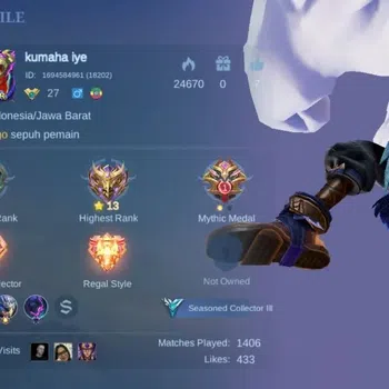 Mobile Legends: Bang Bang Others Hero 63|Skin 87|Pace Fanny,Epic[Roger,Valir],Golde image 1