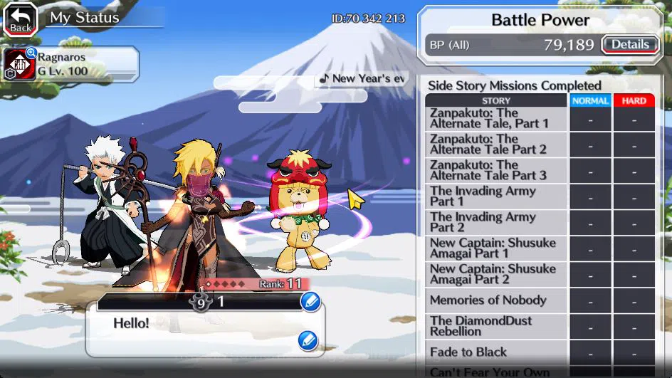 Bleach: Brave Souls Accounts Starter [GLOBAL]6K Orbs+Fresh All Story|Halibel Cacao,Kon New 4