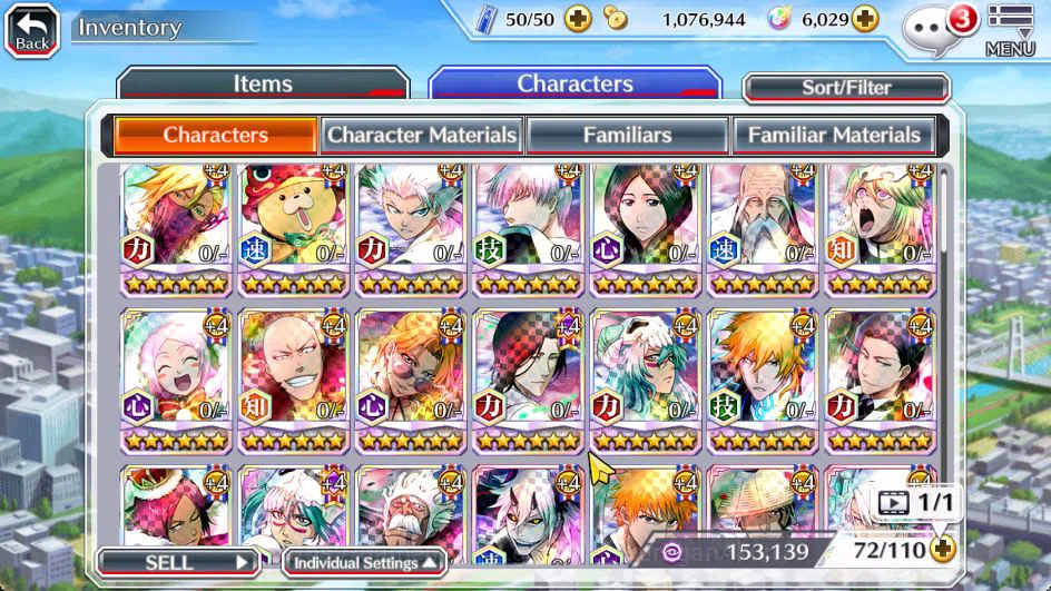 Bleach: Brave Souls Accounts Starter [GLOBAL]6K Orbs+Fresh All Story|Halibel Cacao,Kon New 6