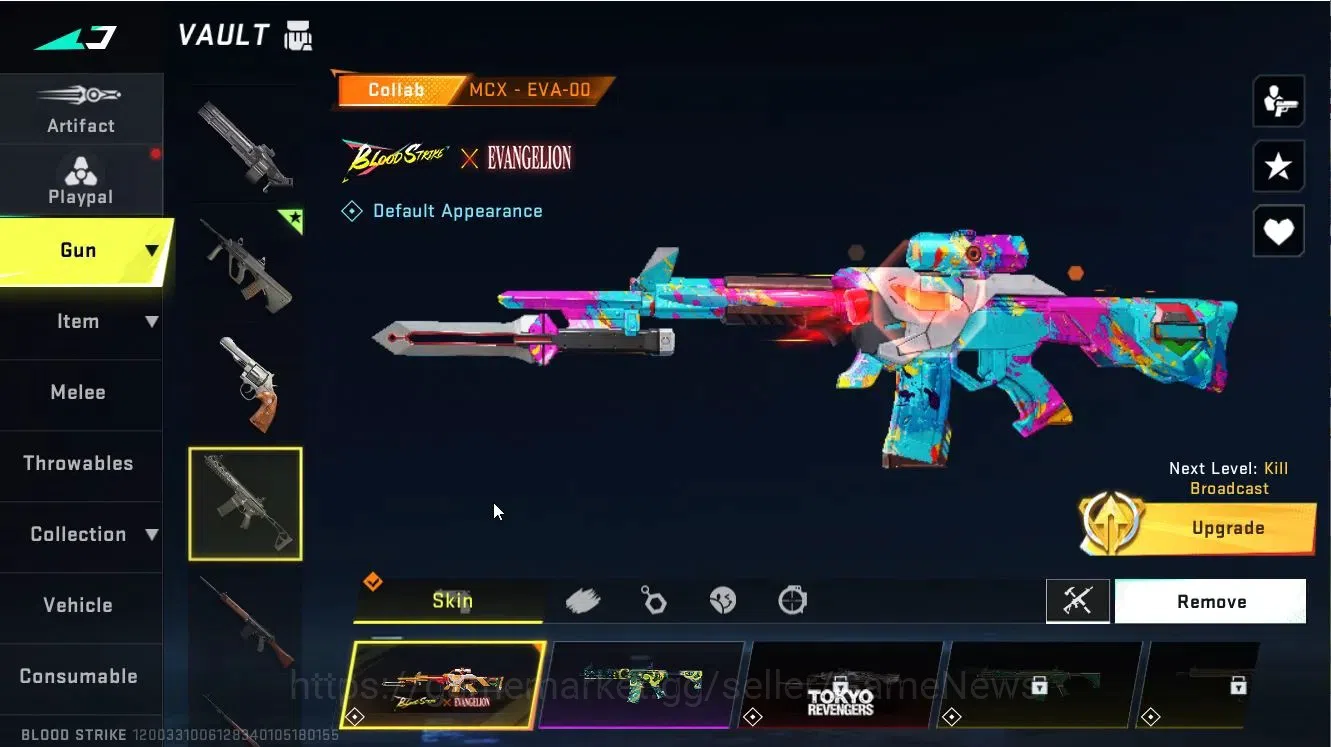 Blood Strike Accounts ASIA|9 ULTRA[ZERO,HANK,M4A1,INP9,AUG]|Collab EVA[M image 11