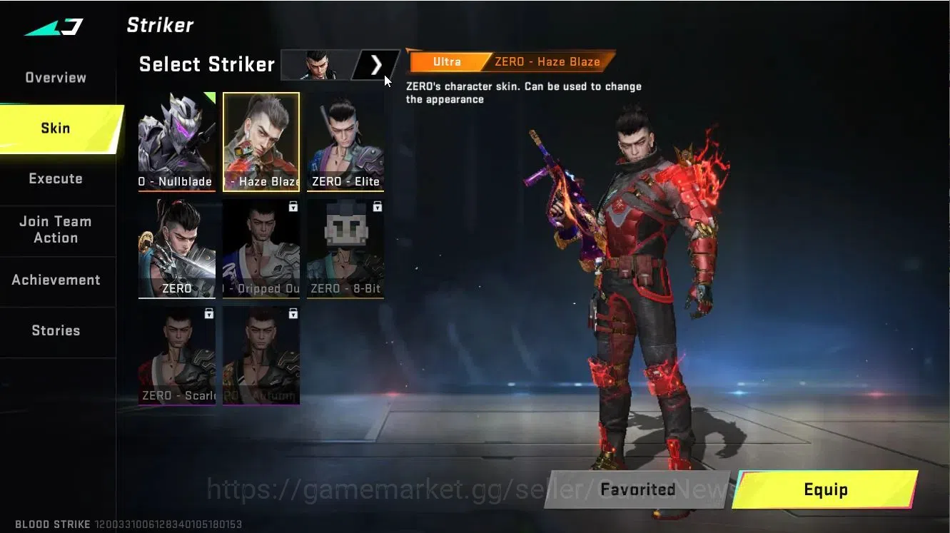 Blood Strike Accounts ASIA|9 ULTRA[ZERO,HANK,M4A1,INP9,AUG]|Collab EVA[M image 4