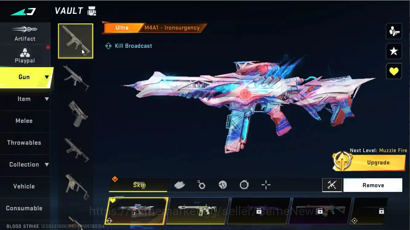 Blood Strike Accounts ASIA|9 ULTRA[ZERO,HANK,M4A1,INP9,AUG]|Collab EVA[M image 6
