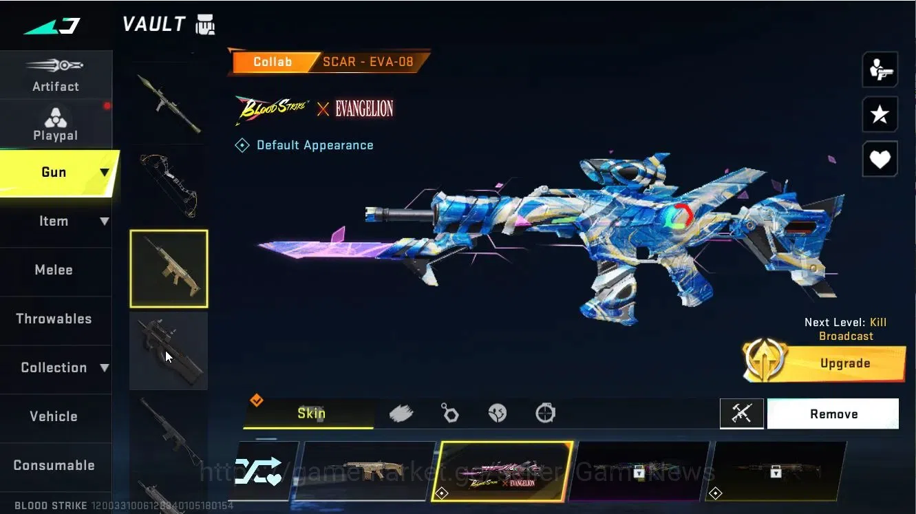 Blood Strike Accounts ASIA|9 ULTRA[ZERO,HANK,M4A1,INP9,AUG]|Collab EVA[M image 9